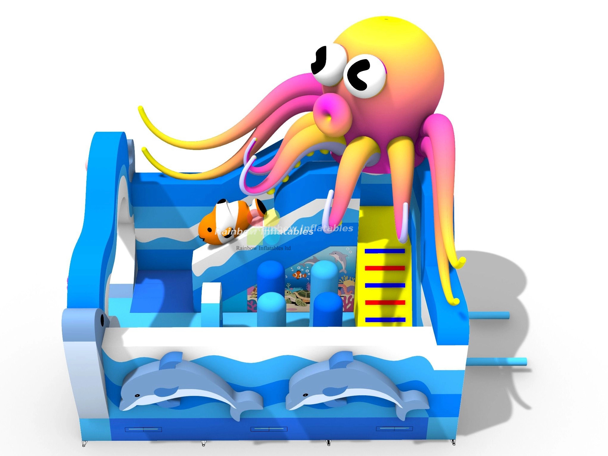 Inflatable Octopus Slide