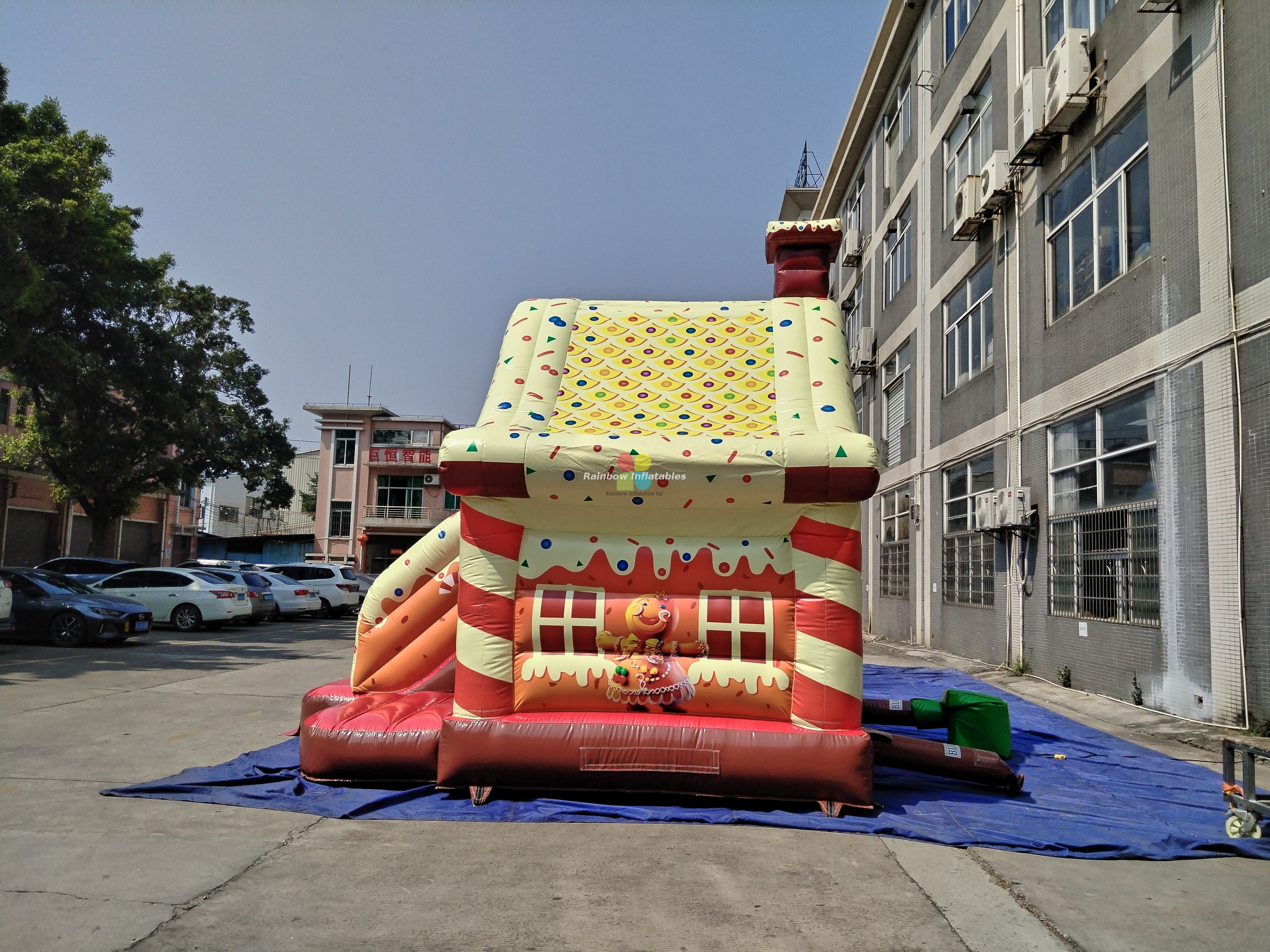 Gingerbread theme bouncer