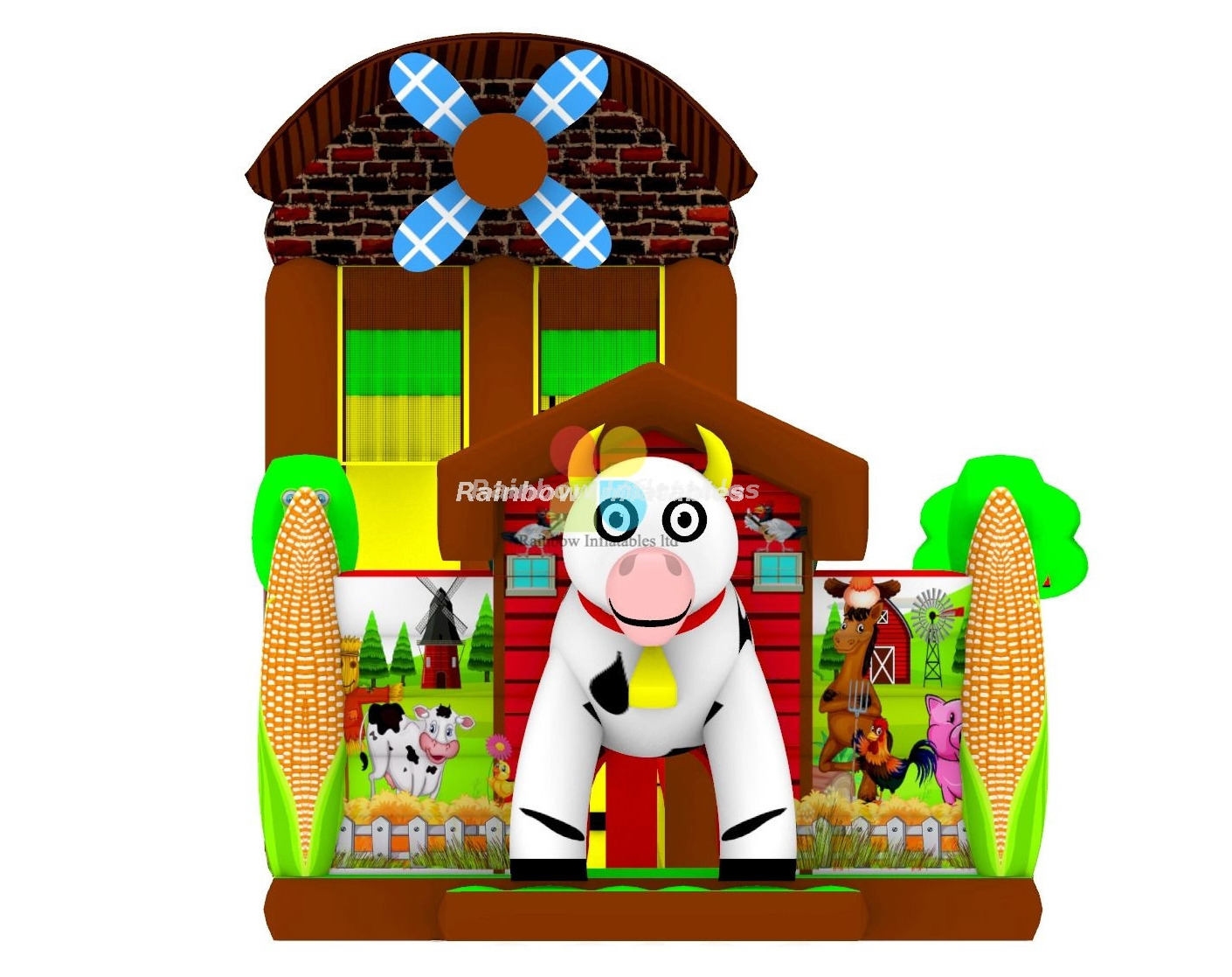 RB4322 New design inflatable bounce castle farm inflatable bounce for sale 