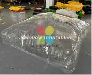 Inflatable water mat