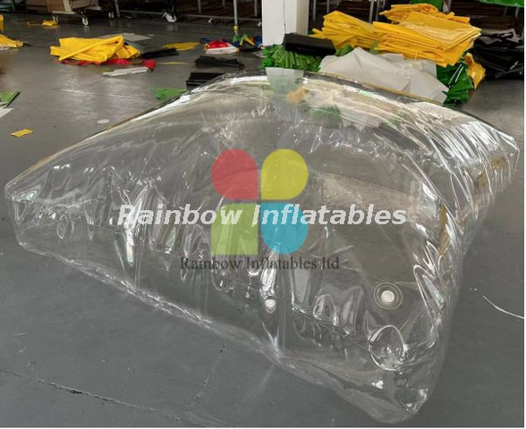 Inflatable water mat