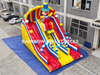 Rainbow inflatable slide for kids