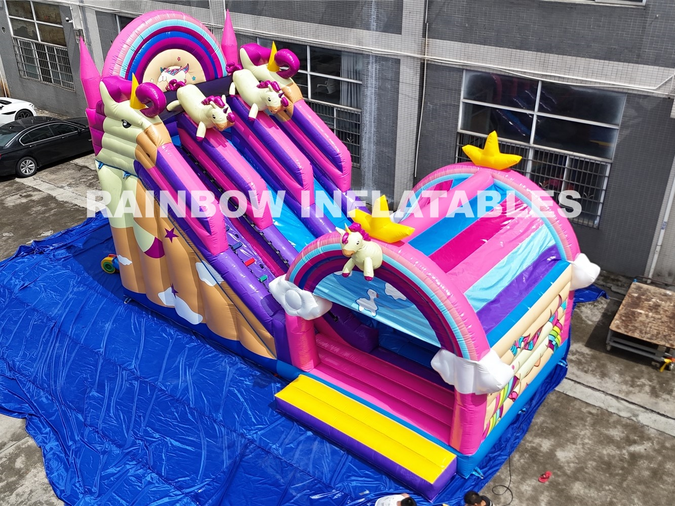 Inflatable Unicorn Slide