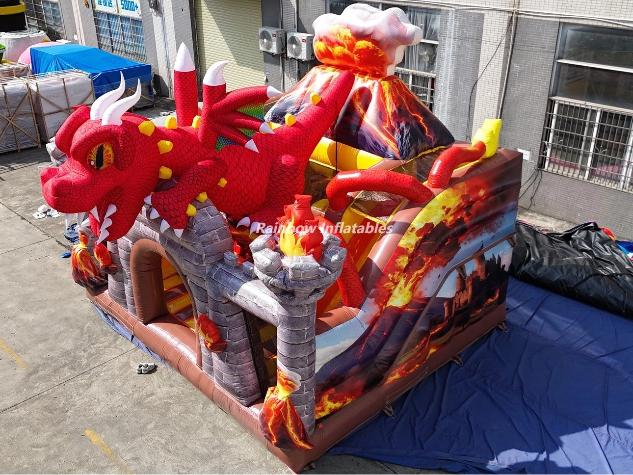 Inflatable Dragon Castle