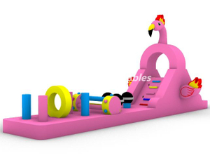 inflatable water obstacle