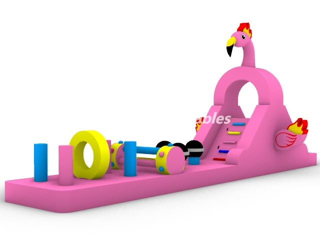 inflatable water obstacle