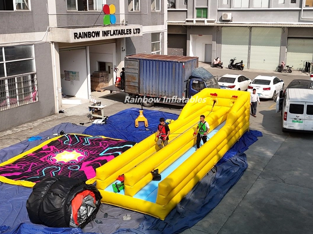 Inflatable drag strip