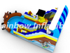 Inflatables New Design yellow duck Pirate ship
