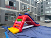 Inflatable smoke stacks water game module