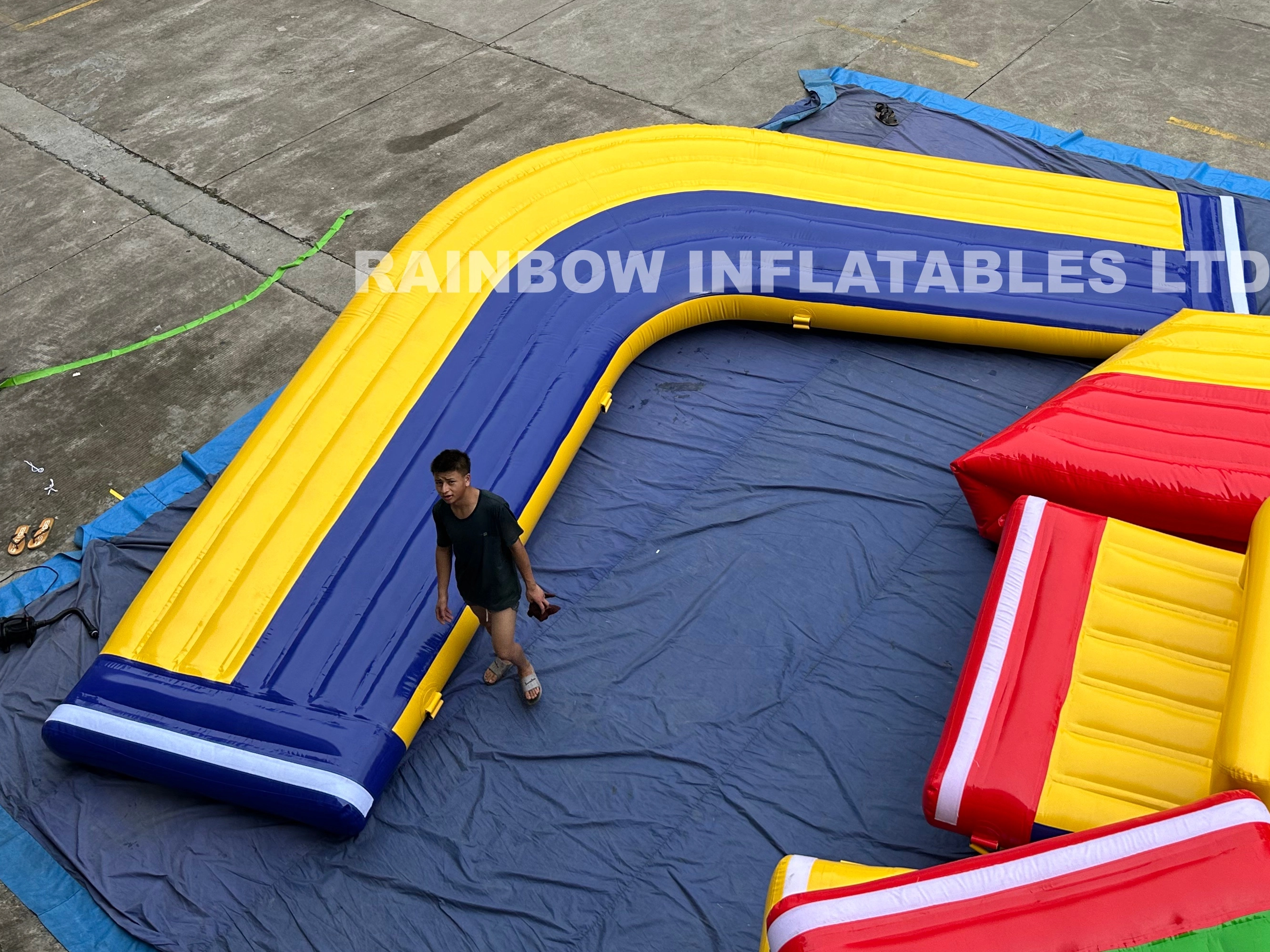 Inflatable Floating Water Game curve