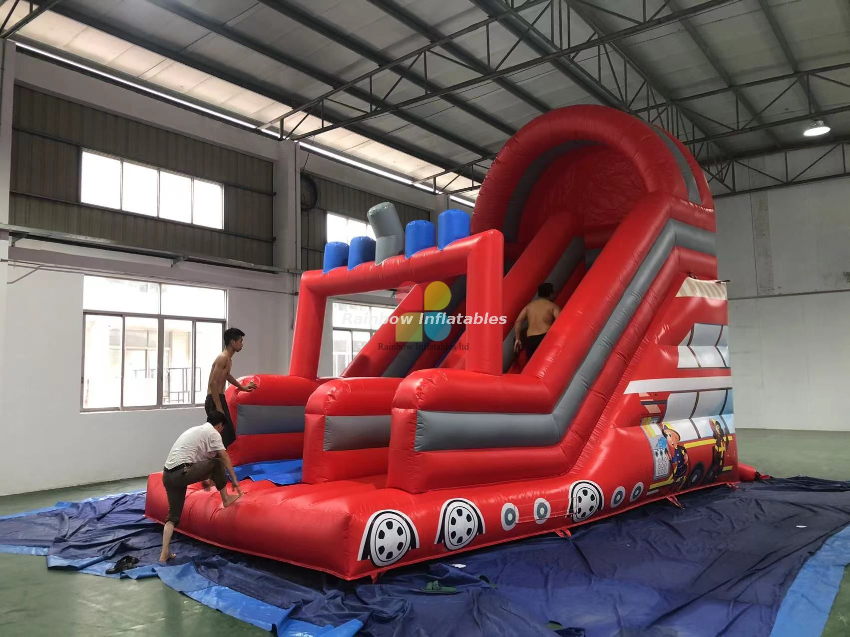 Inflatable Fire Slide