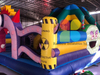 Rainbow New Design of Monster Inflatable Slide Obstacle