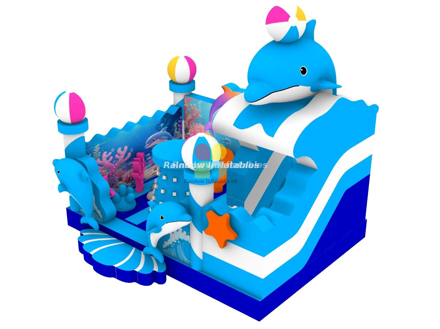 RB3331 New Design of Dolphin Undersea World Playground