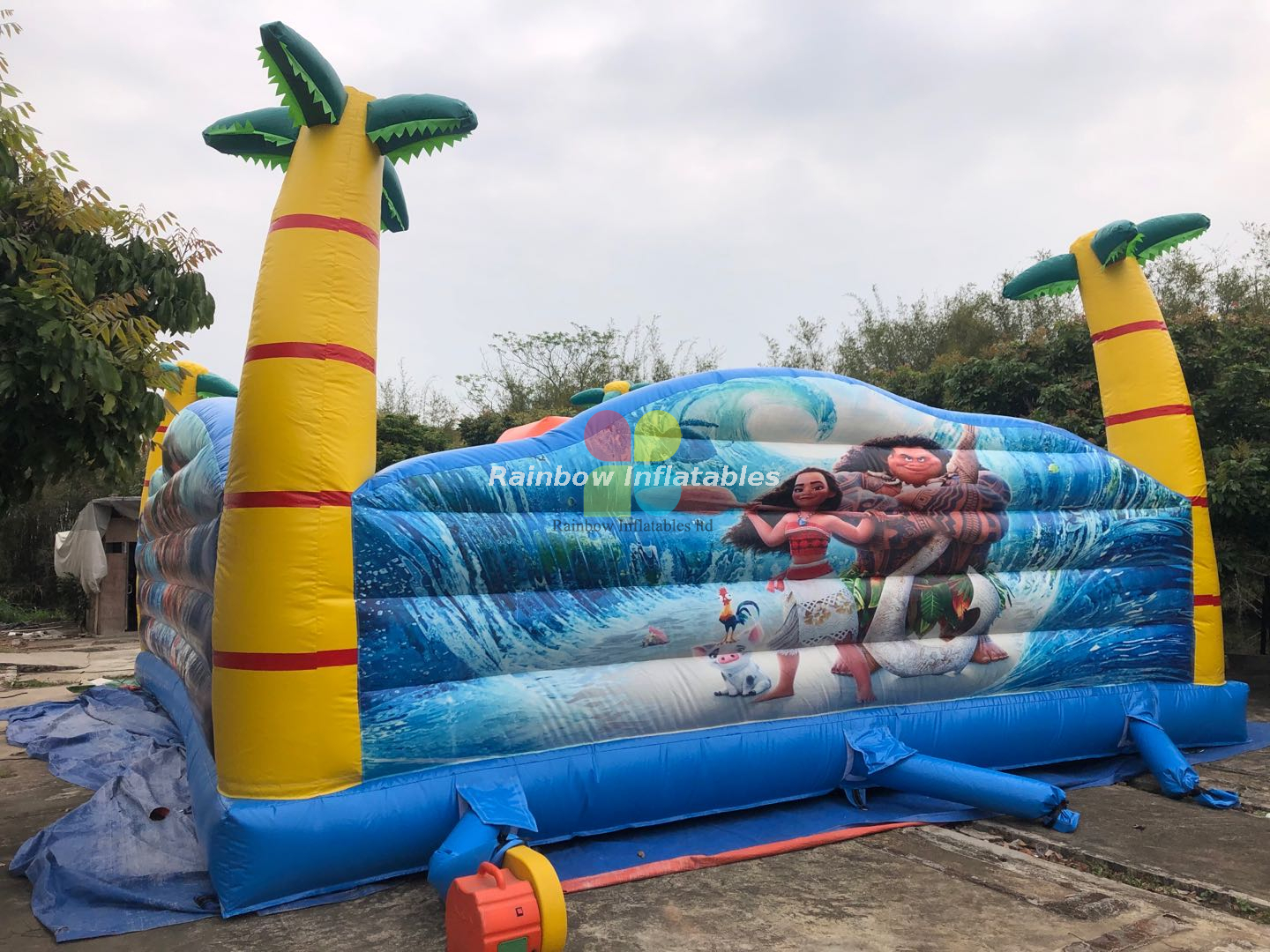 RB9316 Best Selling Inflatable Moana Soft Mountain for Ultimate Enjoyment --Guangzhou Rainbow 