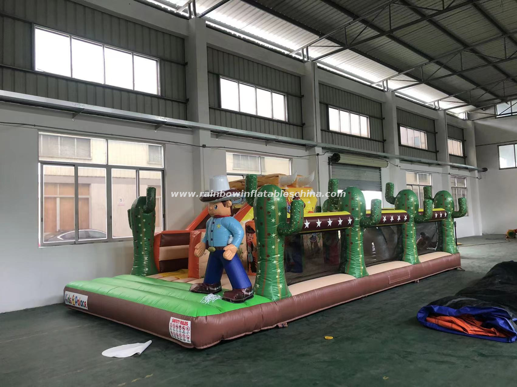  Inflatable Cowboy Obstcle