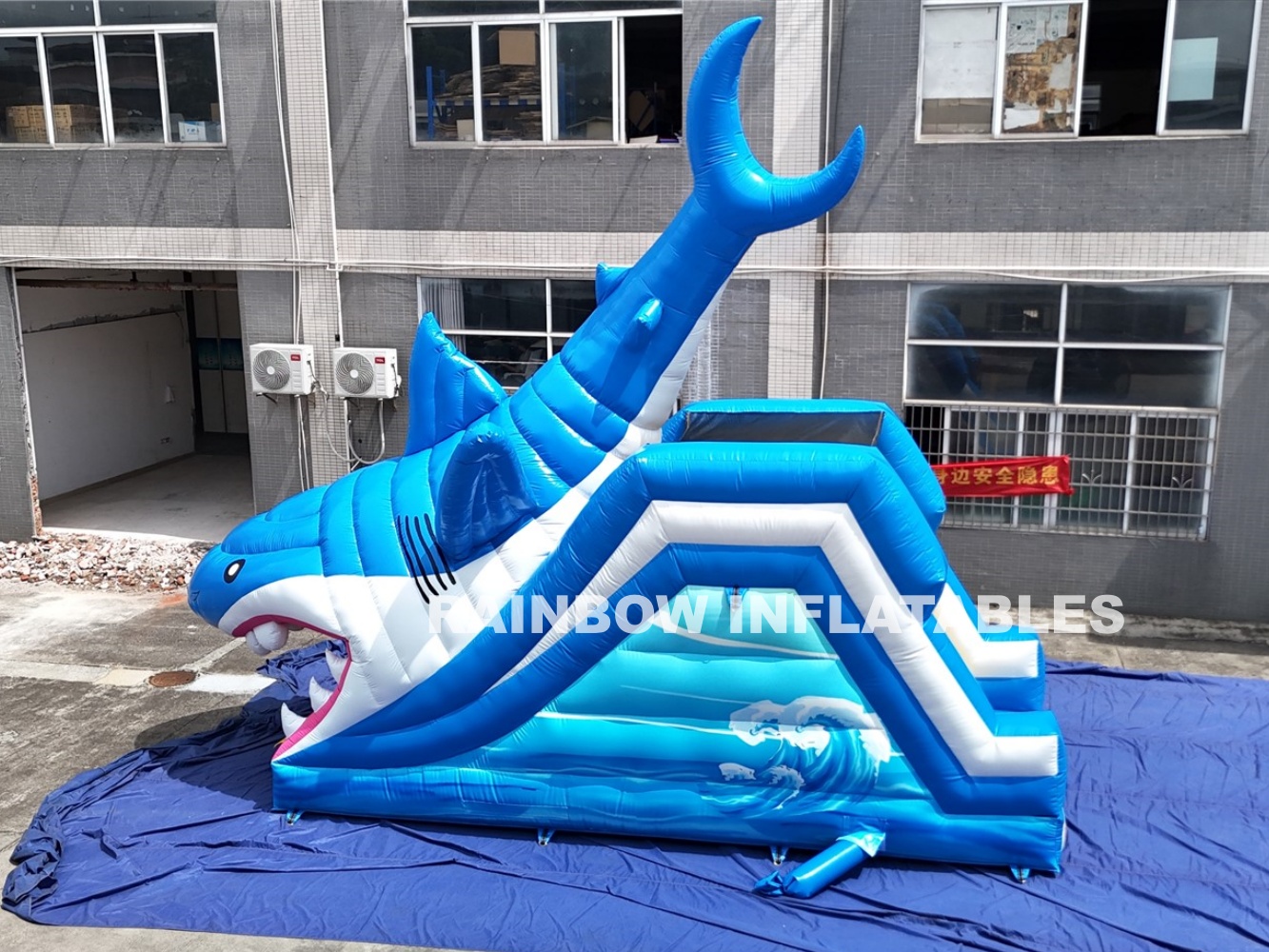 Inflatable Shark Slide