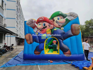 Inflatable Super Mario Theme Castle