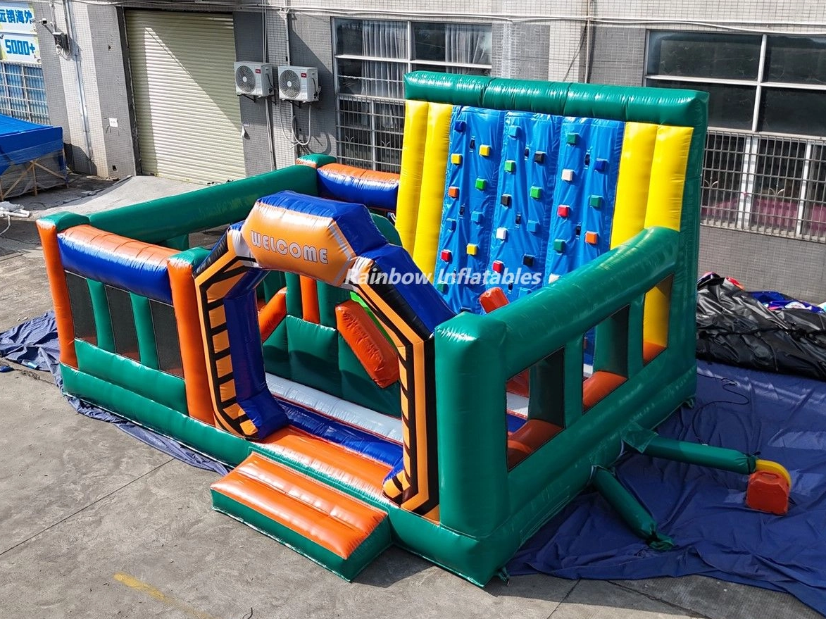 Inflatable slide Rock climbing slide