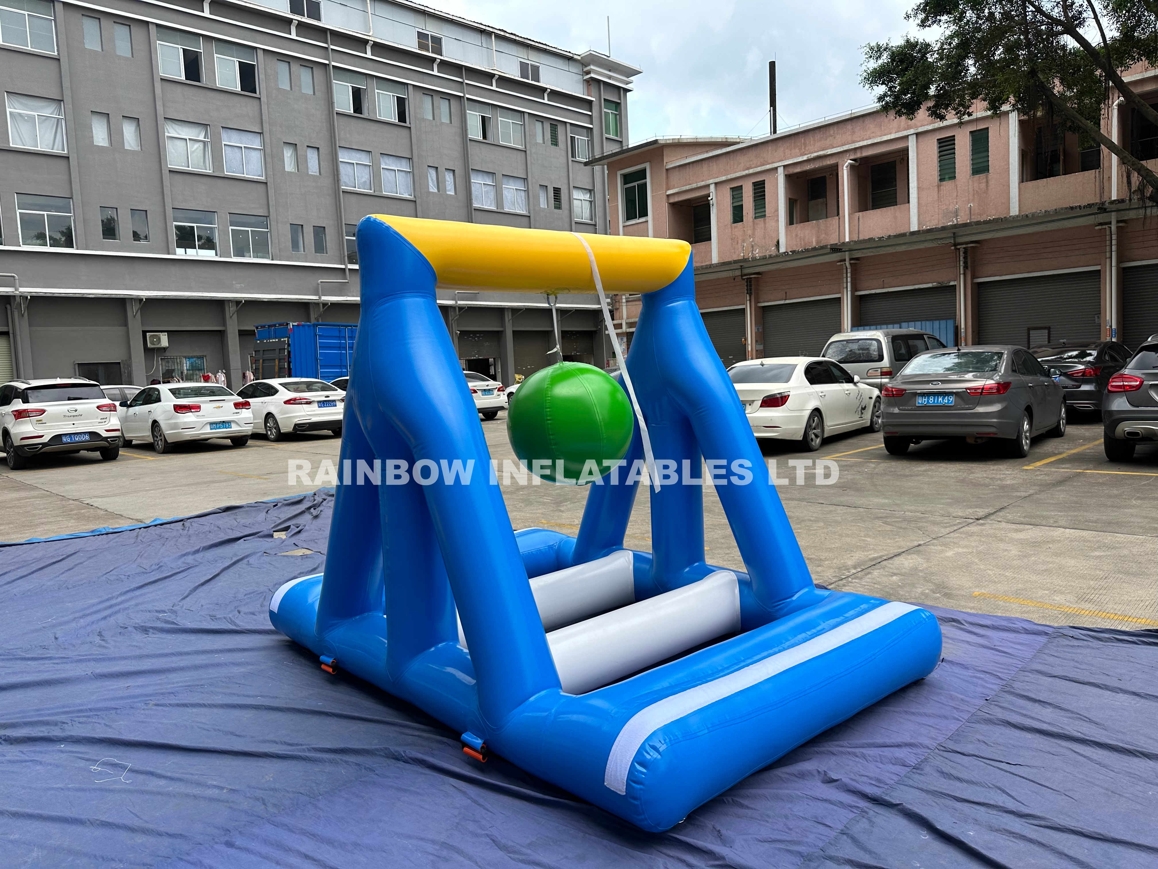 Rainbow Inflatable Floating Water Slide for Sea 