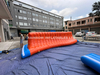 Inflatable Love tunnel for water games quaterpipe