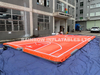 Inflatable drop stitch basketball court
