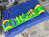 Inflatable water obstacle course for pool commercial use