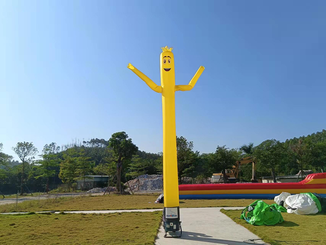 Inflatables Yellow Smile Face Airdancer for Sales