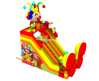 Inflatable Clown Slide Children And Adult 