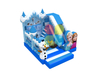 Blue and White Frozeen Pricess Theme inflatable bouncy slides 