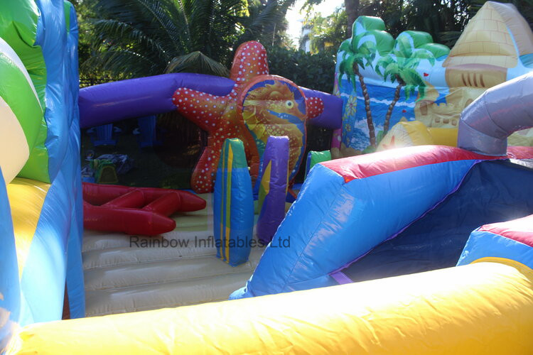 Toddler Surfs Up Beach Party Inflatable Bouncy House Funcity 