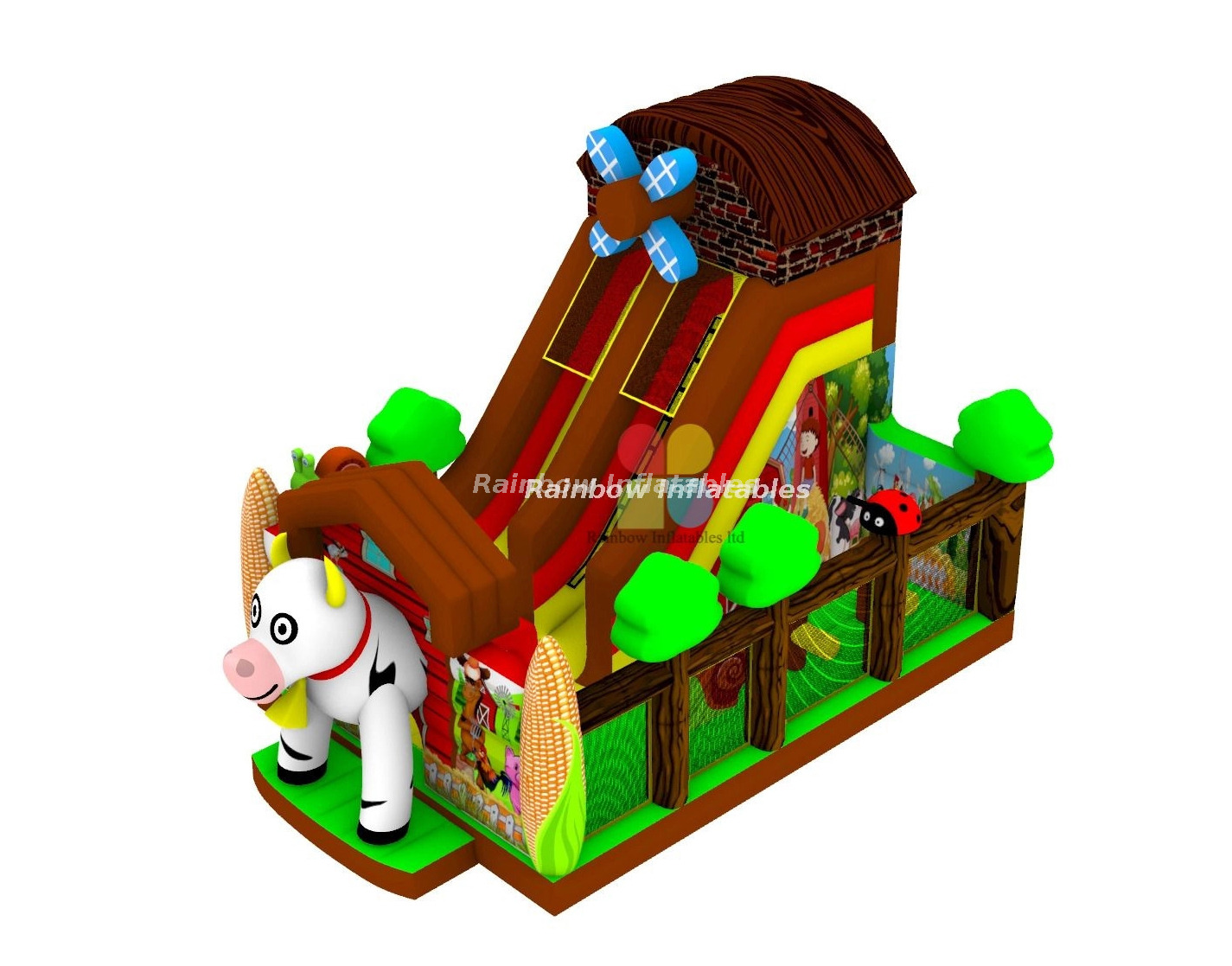 RB4322 New design inflatable bounce castle farm inflatable bounce for sale 