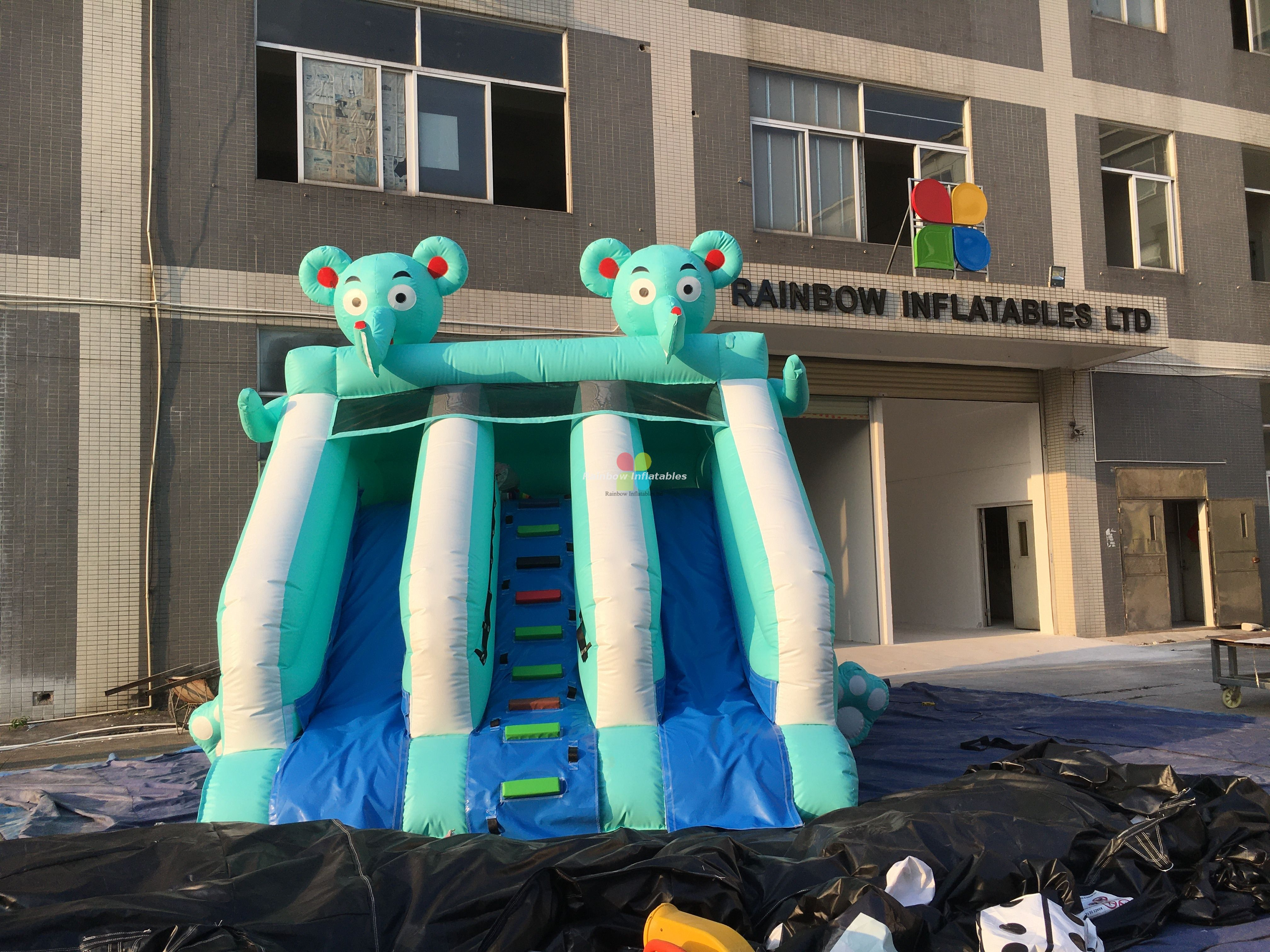 RB8247 7x4x5.5m(2mh Plateform height) Inflatable slide