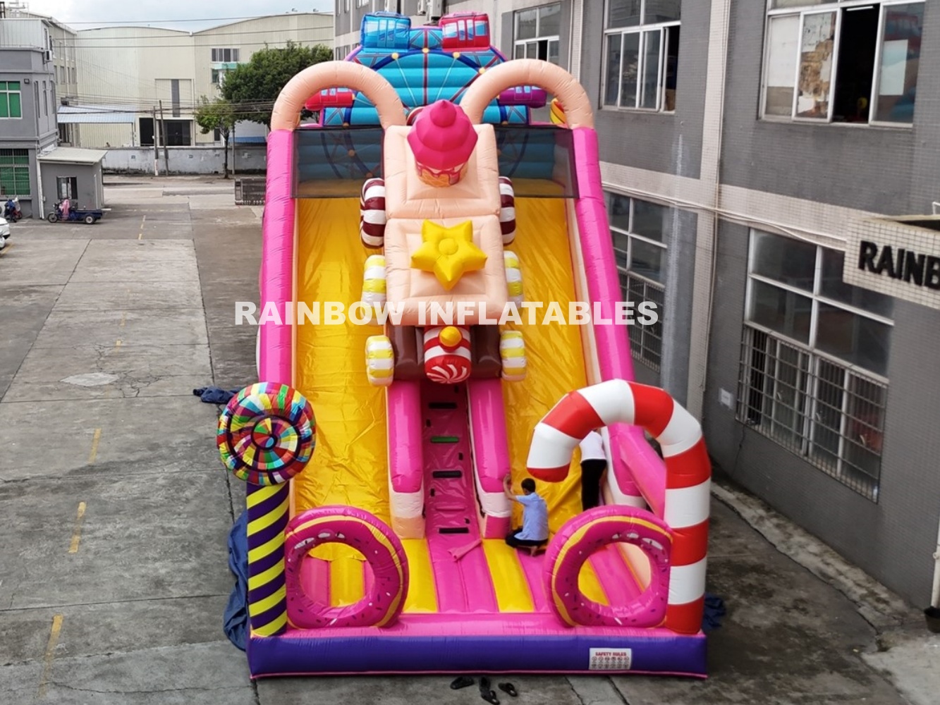 Inflatable Candy Theme Funcity Playground for Kids