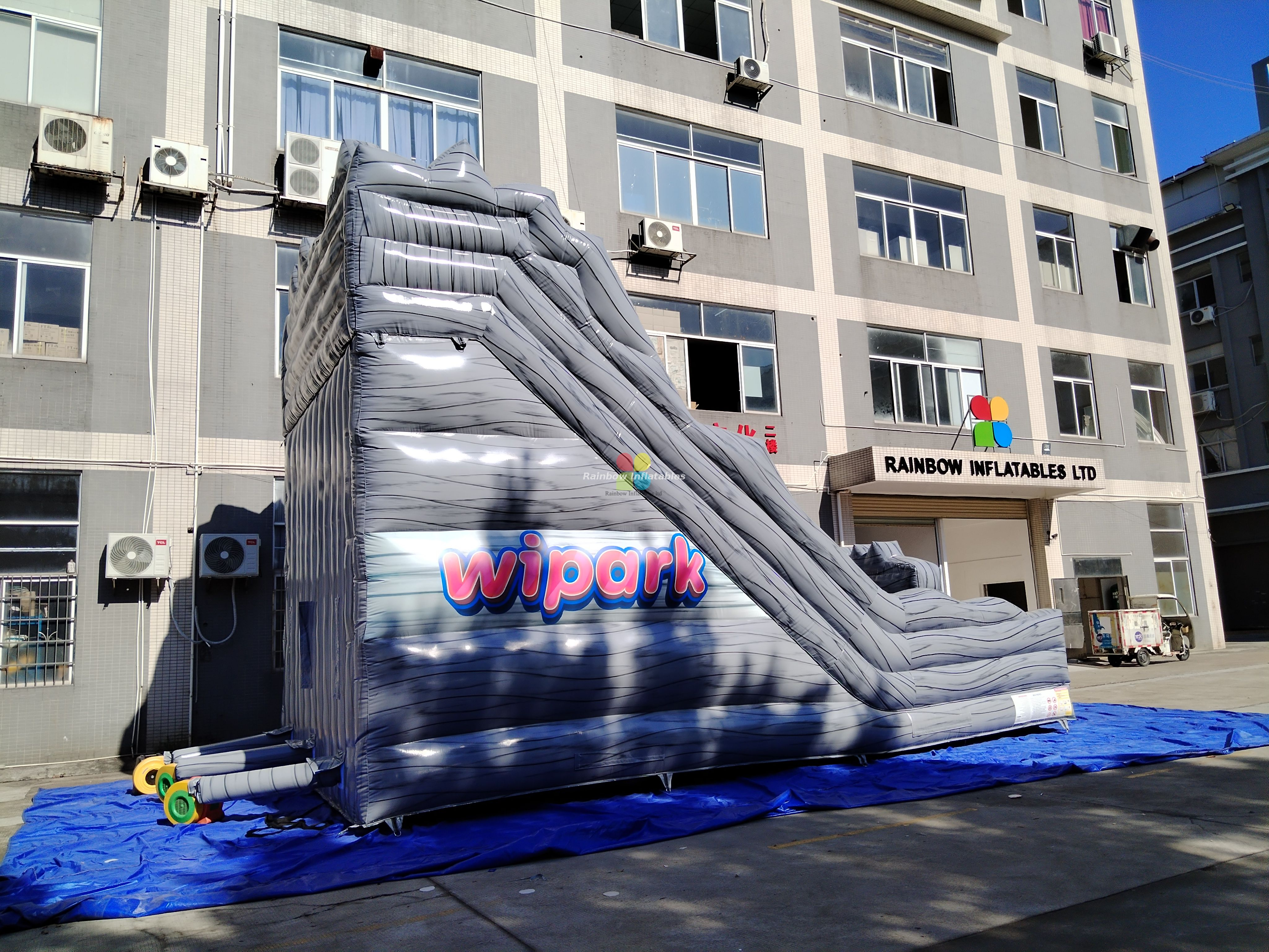 inflatable Rock climbing slide 
