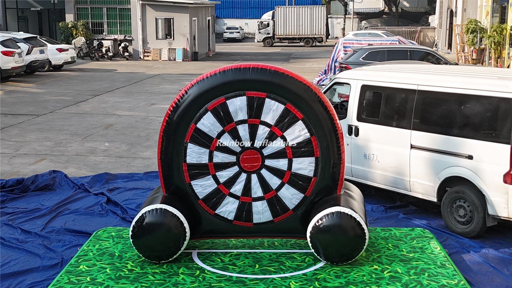 RB9448 Large Outdoor Customized Inflatable Football Field Soccer Field for Adults