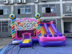 Inflatable Candy Castle waith slides