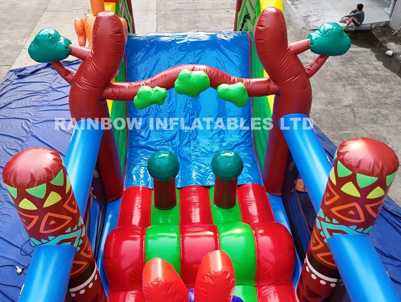 Inflatable Wild Jungle Obstacle