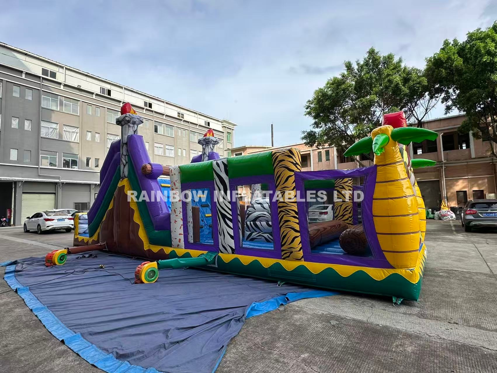 Inflatable Animal Theme Obstacle Bouncer