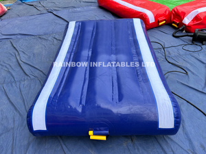 Giant inflatable floating water park junction