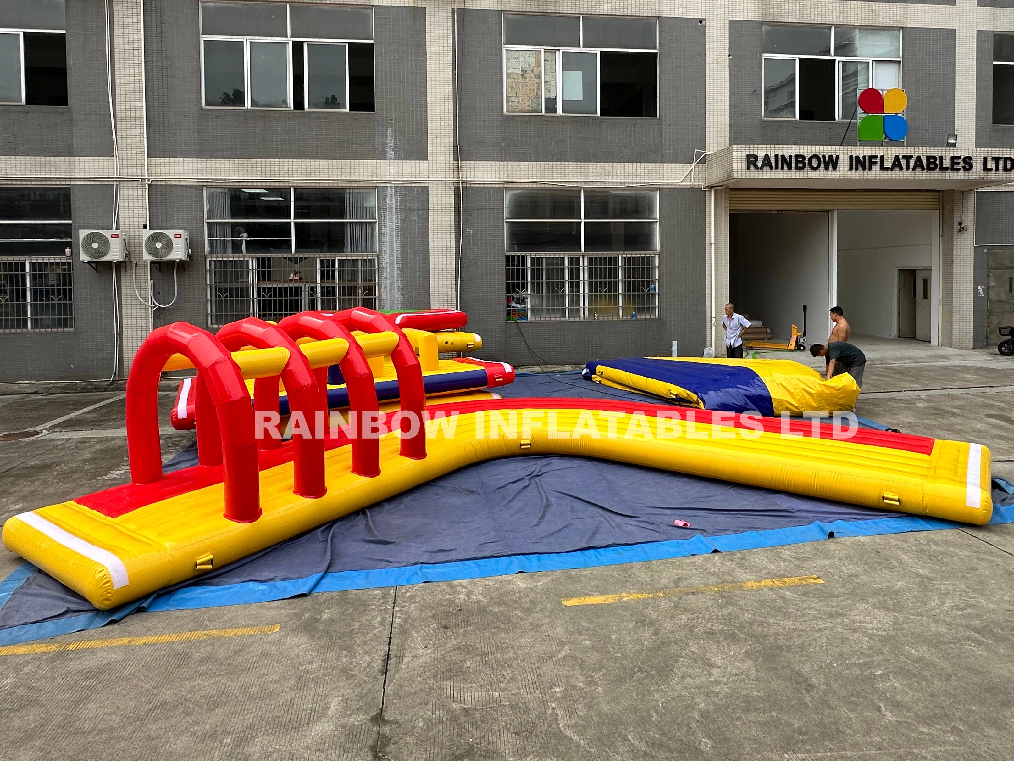 Inflatable Floating Water Game curve