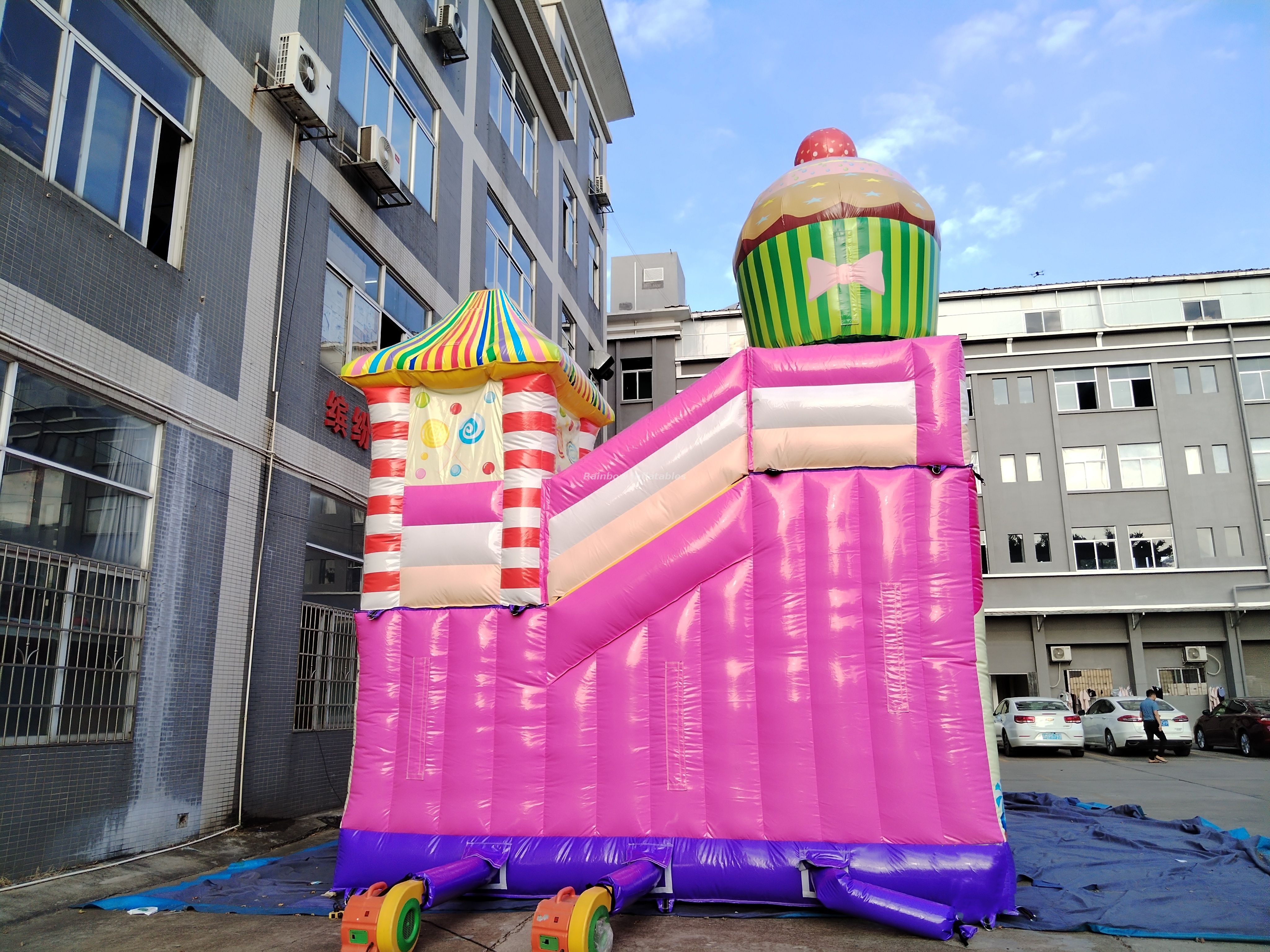 Giant Commercial Durable Sweet Candy Theme Playground Inflatable
