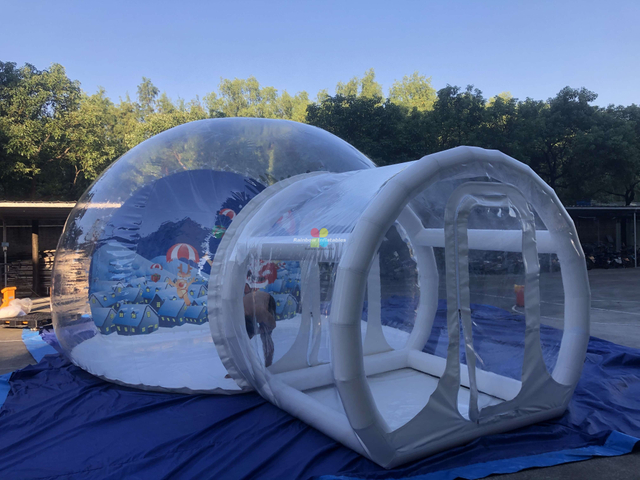 New Bubble House, Balloon Balls, Rainbow Inflatable Bubble Tent