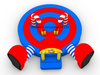 Giant Circus Theme Inflatable Clown Jumping House