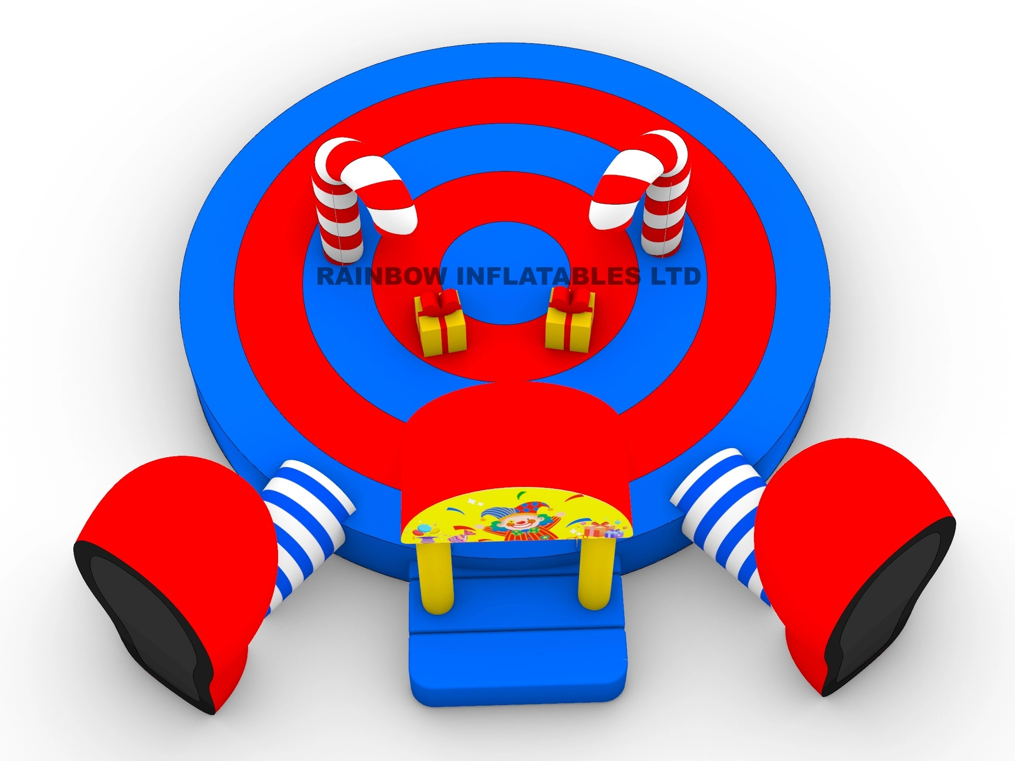 Giant Circus Theme Inflatable Clown Jumping House