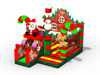 Colorful Holiday Inflatable Bounce and Slide Combo for Events