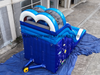 High Quality Commercial Inflatable Crazy Wave Theme Water Slide with Pool