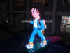 Custom light-up inflatable cartoon boy decoration
