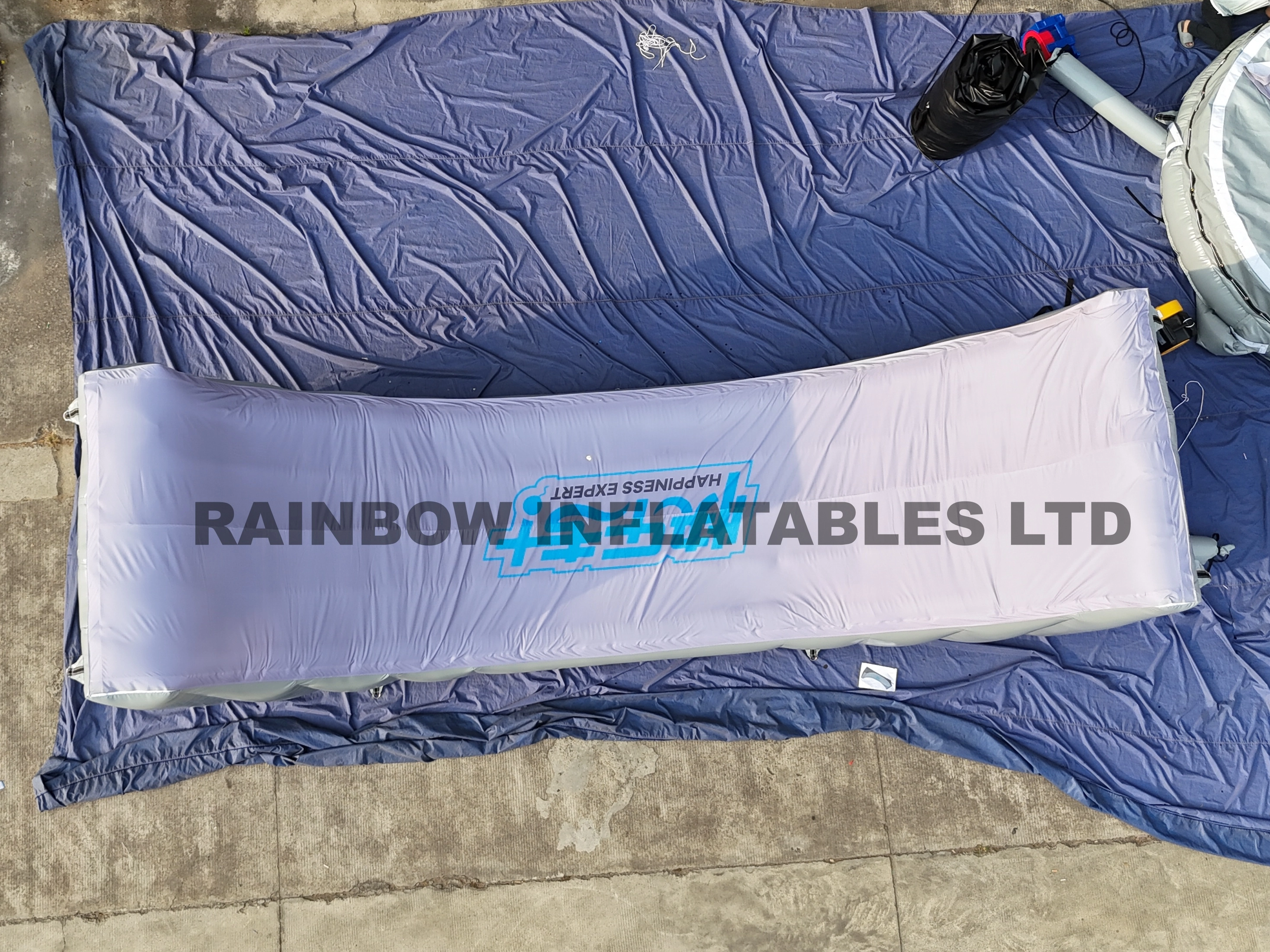 Inflatable Landing Cushion for Giant Trumpet Slide and Inflatable Slide Landing