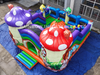 Custom Commercial Grade Inflatable Mushroom Bounce House with Cartoon Animals