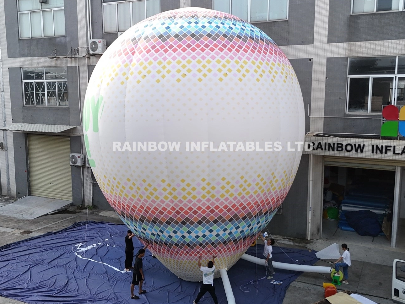 glow inflatable balloon party hot air balloon decoration